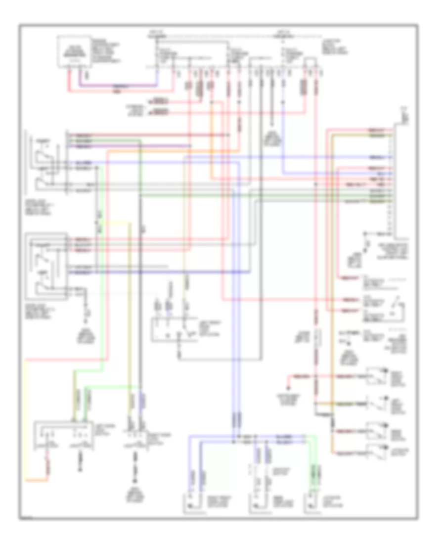 Keyless Entry Wiring Diagram for Mitsubishi Expo Discovery V 1993