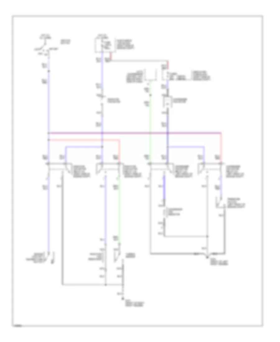 Cooling Fan Wiring Diagram A T for Mitsubishi Galant 1990