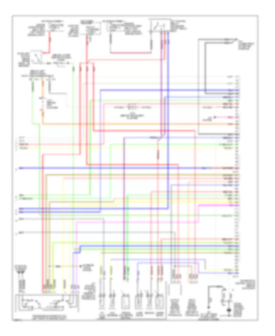 2 0L Engine Performance Wiring Diagram with A T 3 of 3 for Mitsubishi Lancer ES 2004