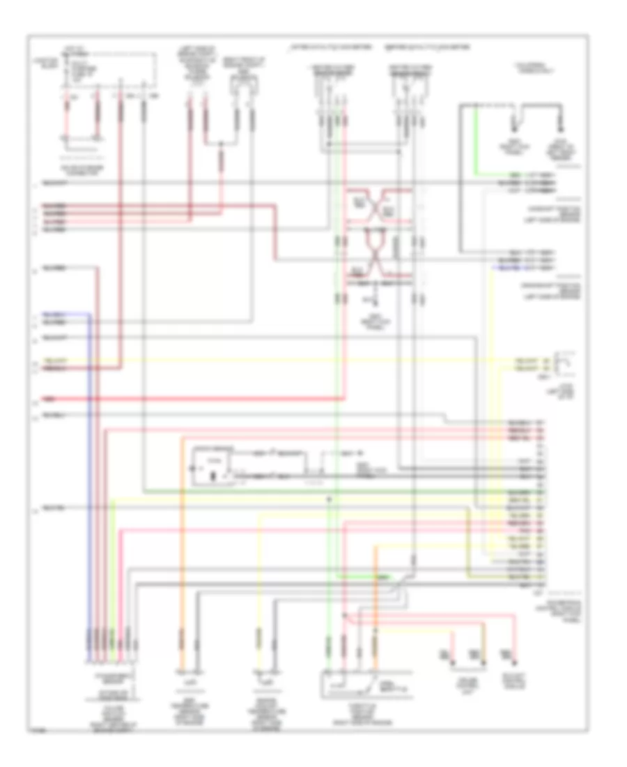 3.5L, Engine Performance Wiring Diagrams (3 of 3) for Mitsubishi Montero LS 1995