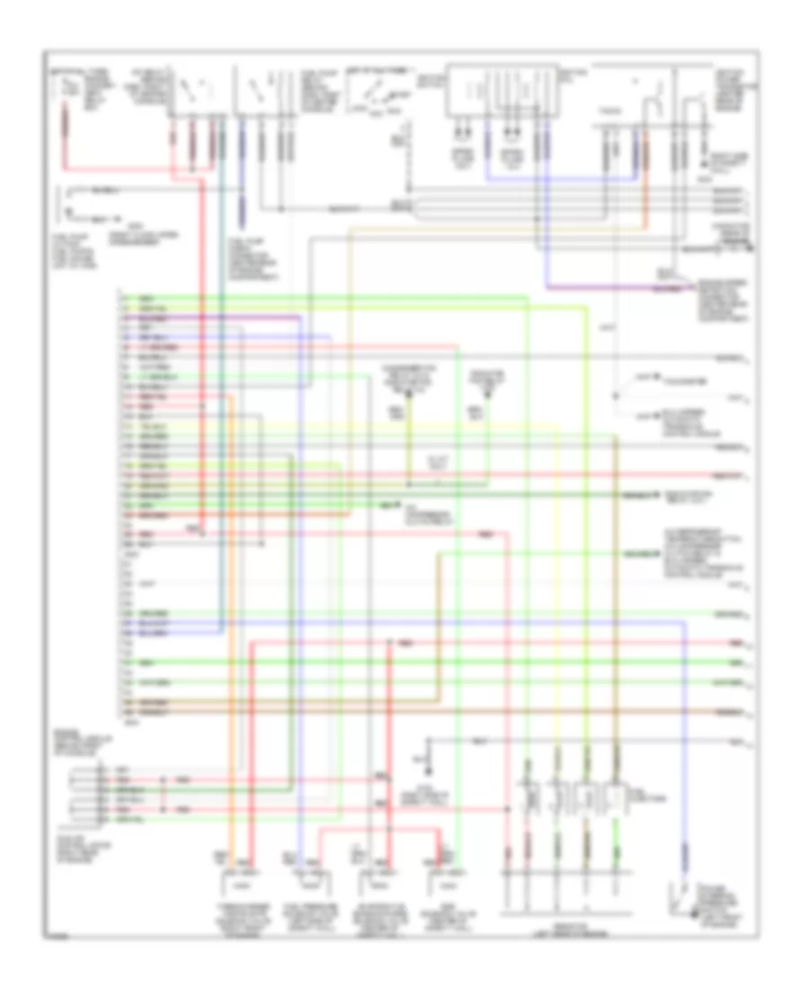 2 0L Turbo Engine Performance Wiring Diagrams 1 of 2 for Mitsubishi Eclipse Spyder GS T 1997