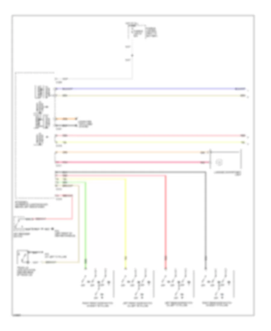 Courtesy Lamps Wiring Diagram 1 of 2 for Mitsubishi Lancer GTS 2009