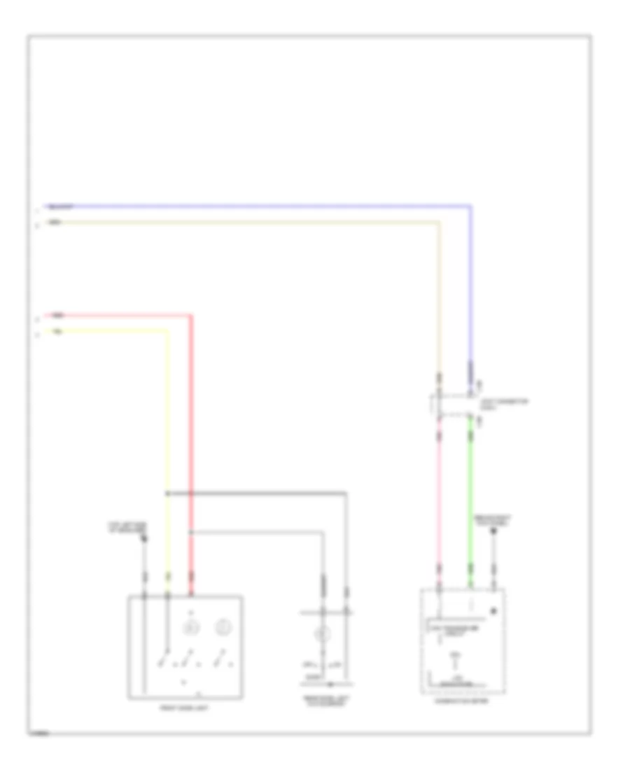 Courtesy Lamps Wiring Diagram (2 of 2) for Mitsubishi Lancer GTS 2009