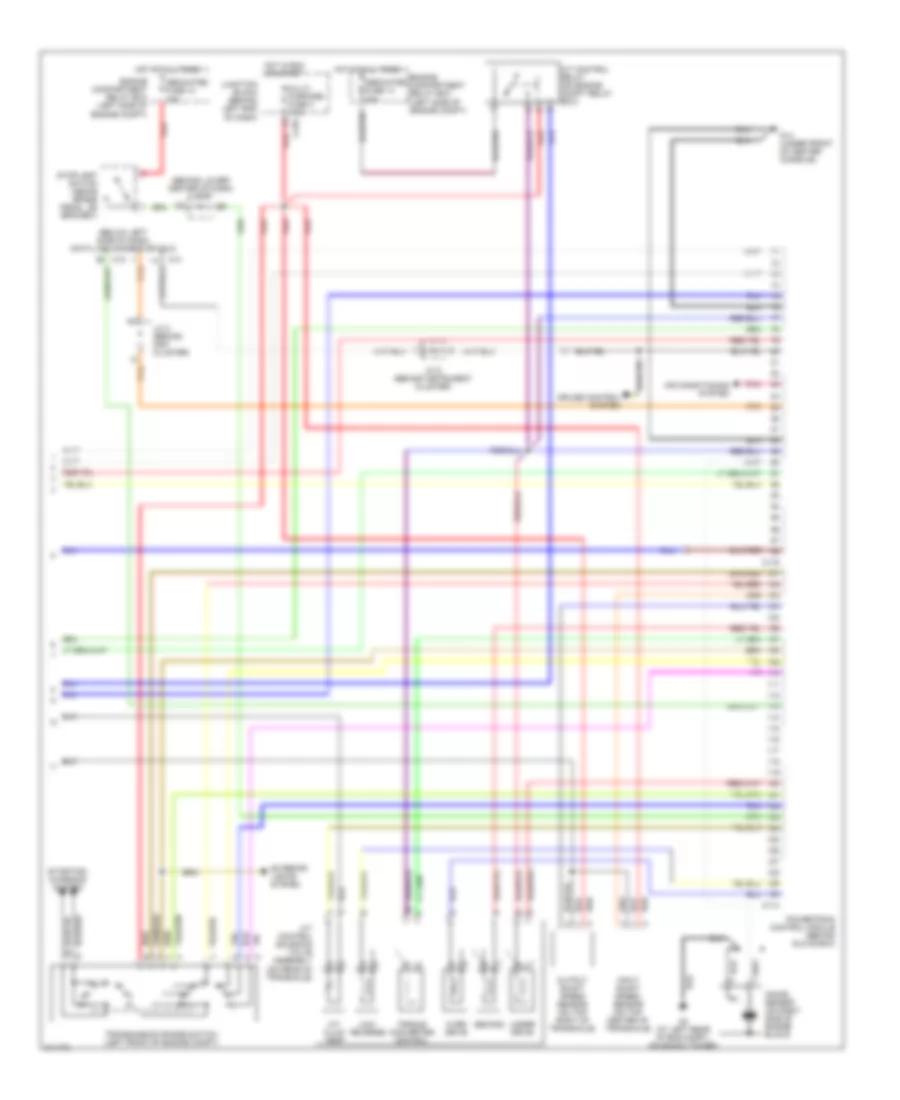 2 0L Engine Performance Wiring Diagram with A T 3 of 3 for Mitsubishi Lancer ES 2005