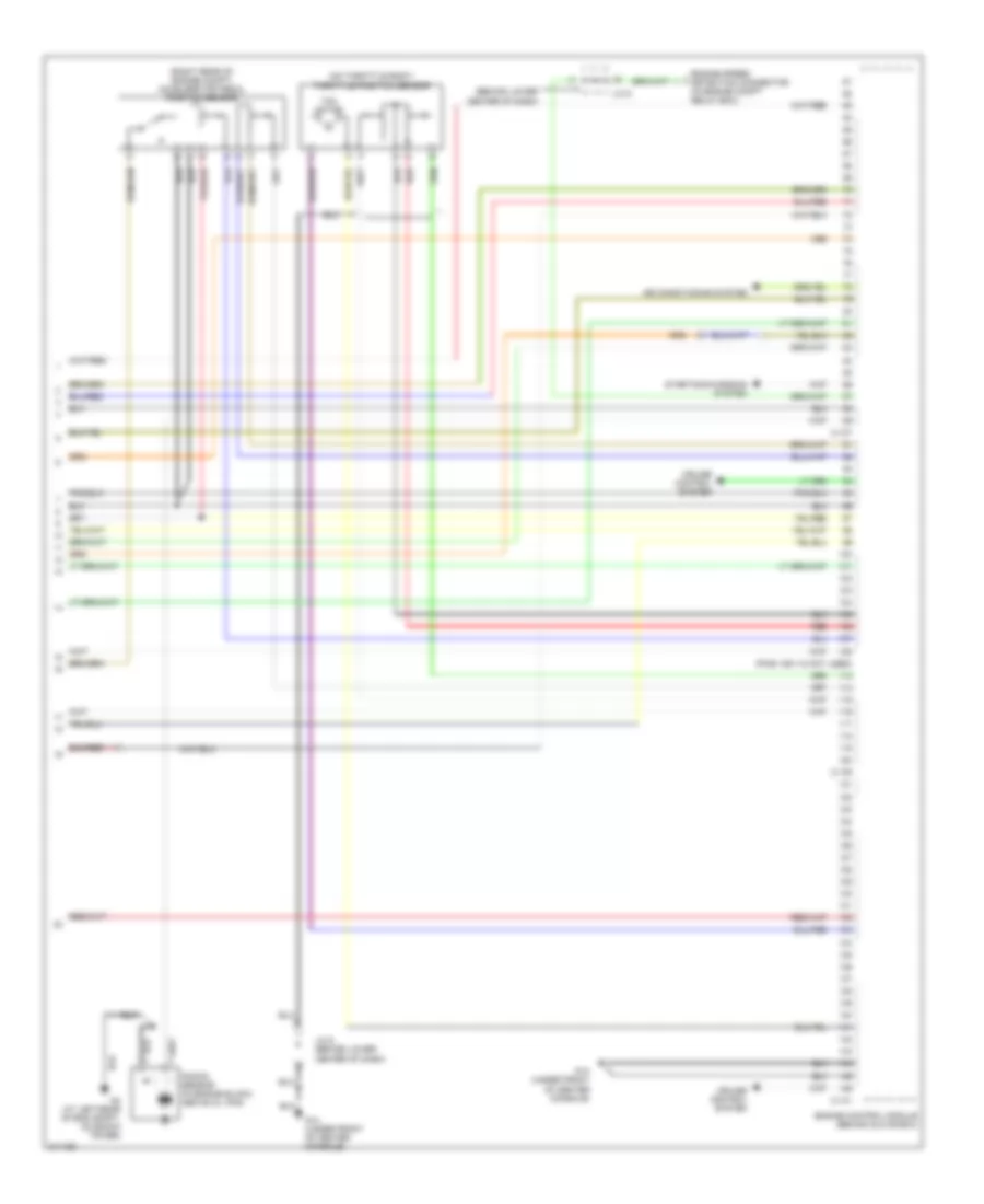 2.4L, Engine Performance Wiring Diagram, with MT (4 of 4) for Mitsubishi Lancer ES 2005