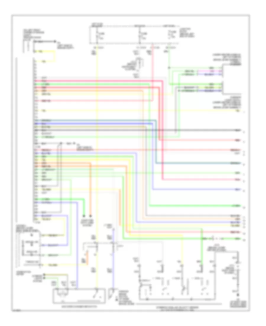4WD Wiring Diagram, Evolution without ABS (1 of 2) for Mitsubishi Lancer ES 2005