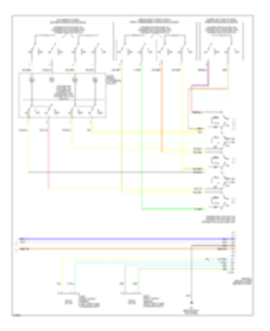 Supplemental Restraints Wiring Diagram 4 of 4 for Mitsubishi Lancer Ralliart 2009