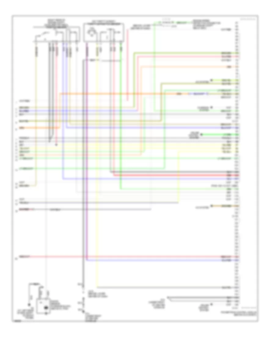 2.4L, Engine Performance Wiring Diagram, with MT (4 of 4) for Mitsubishi Lancer Evolution 2004
