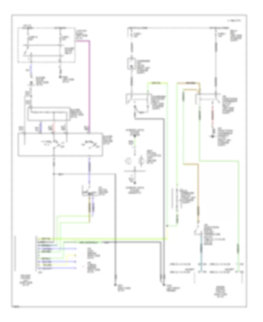 AC Wiring Diagram for Mitsubishi Montero SR 1995