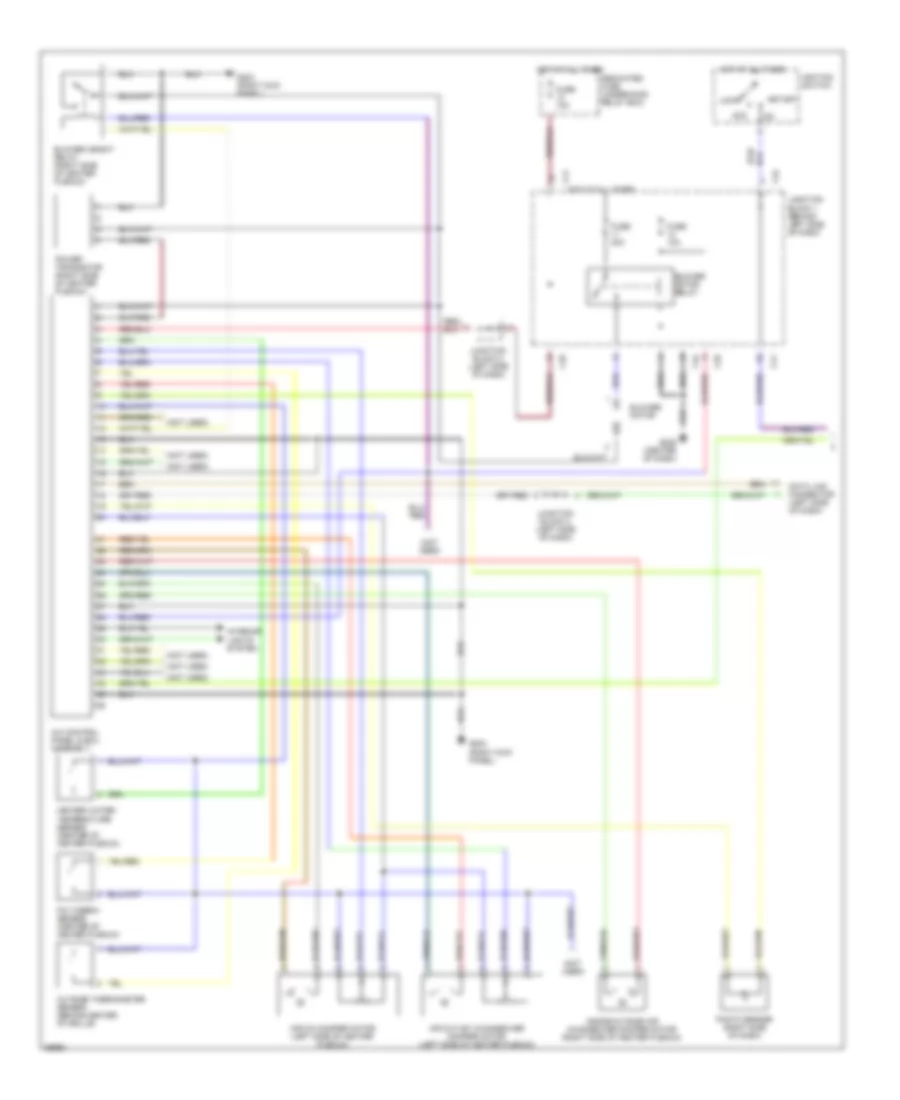 A C Wiring Diagram Auto A C 1 of 2 for Mitsubishi Galant DE 1997