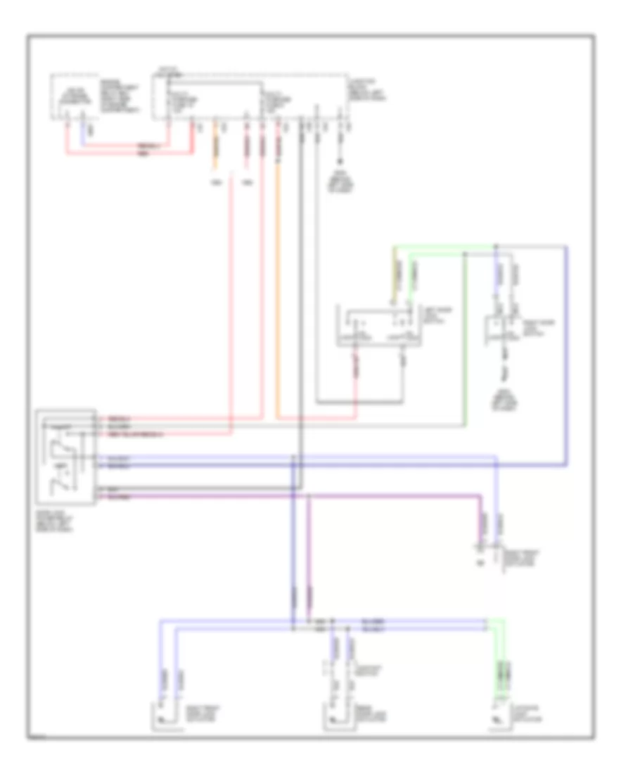 Central Locking Wiring Diagram for Mitsubishi Expo SP 1993
