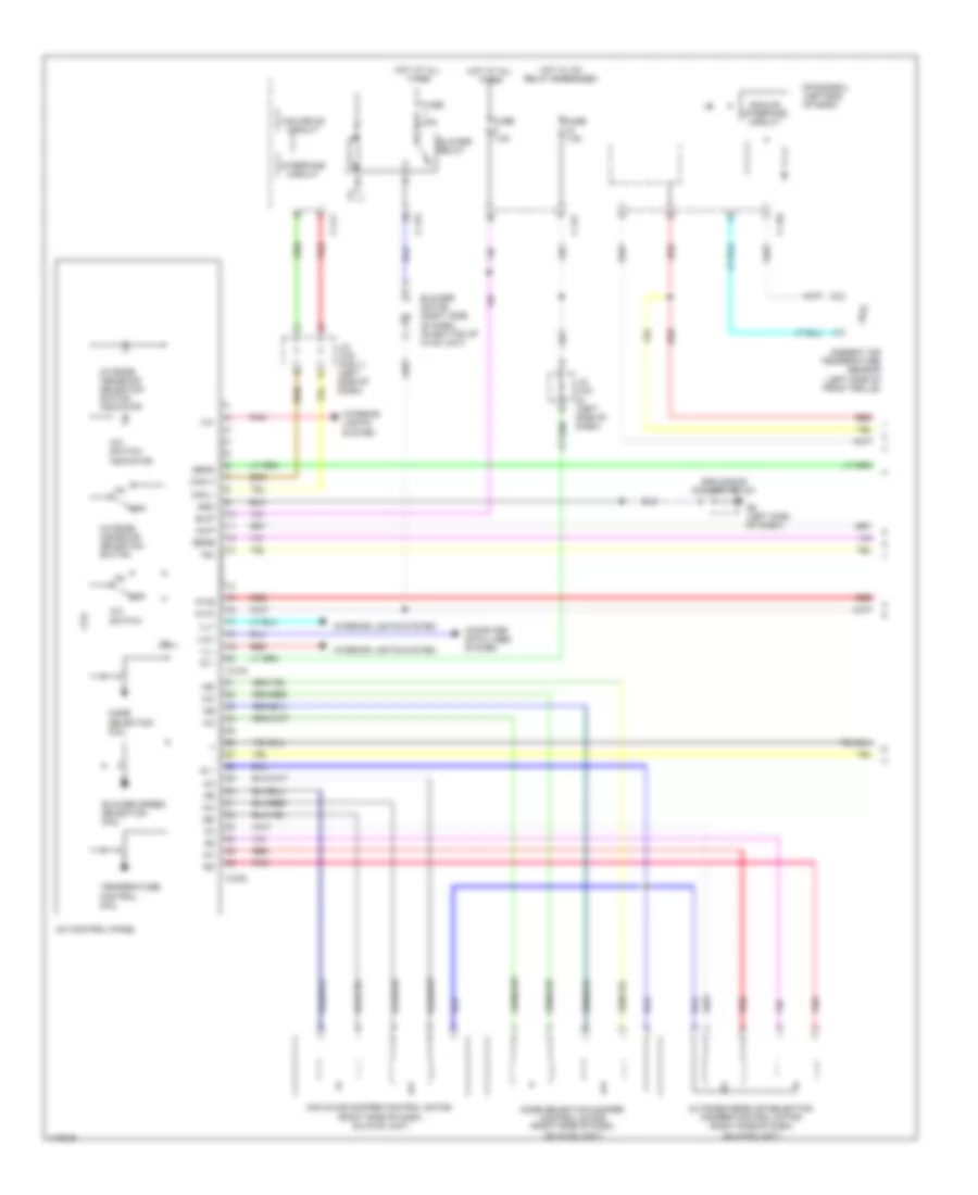 Automatic A C Wiring Diagram 1 of 2 for Mitsubishi Outlander Sport ES 2013