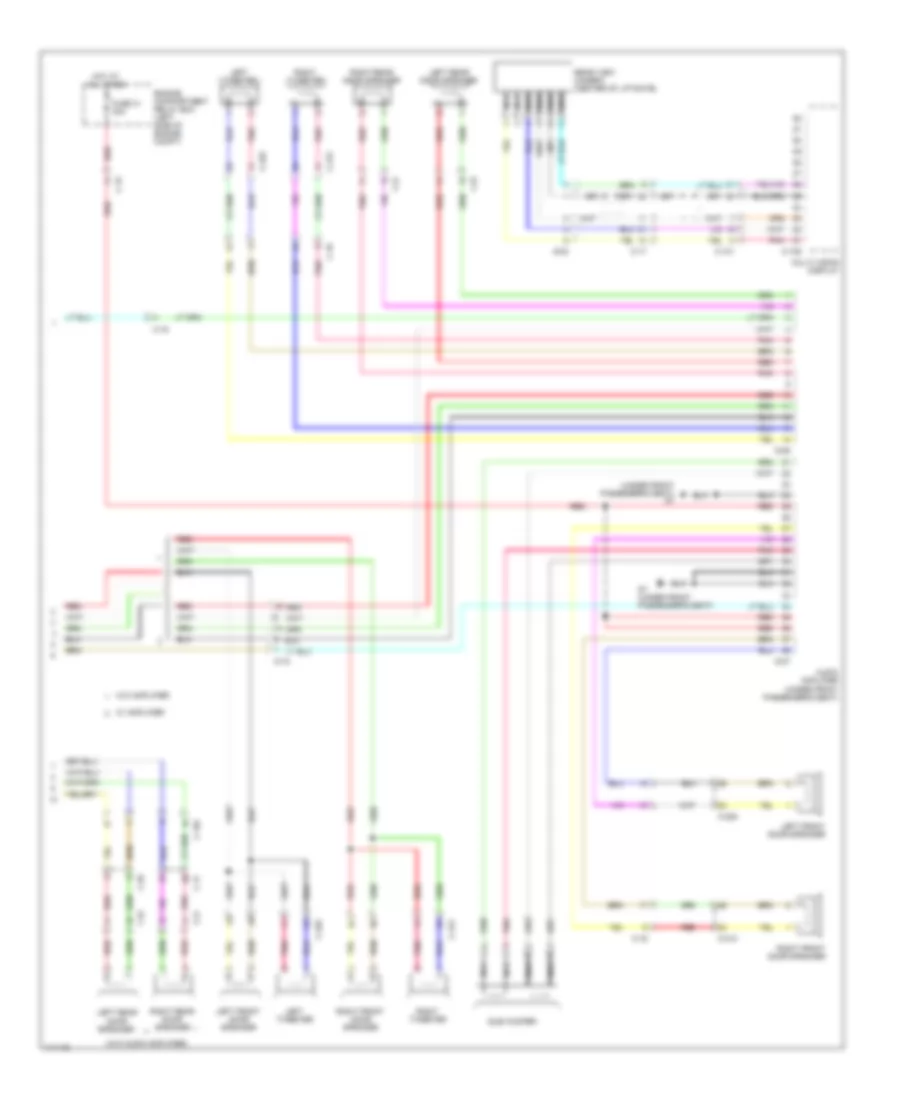 Navigation Wiring Diagram (3 of 3) for Mitsubishi Outlander Sport ES 2013