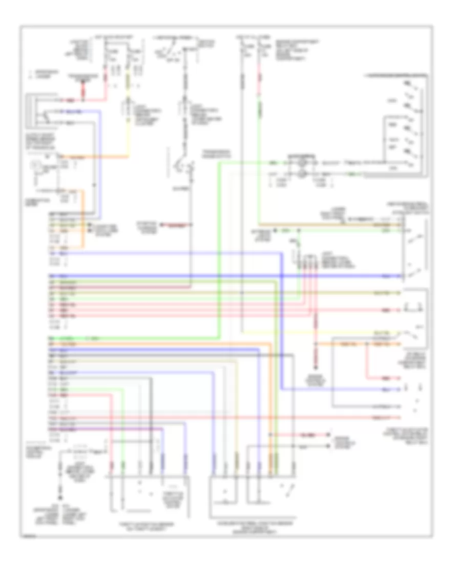2.4L, Cruise Control Wiring Diagram, AT for Mitsubishi Lancer Evolution RS 2004