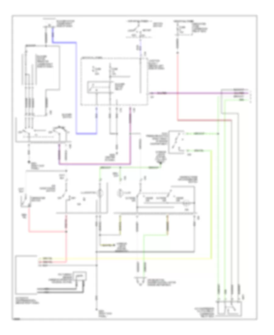 AC Wiring Diagram, Manual AC (1 of 2) for Mitsubishi Galant ES 1997