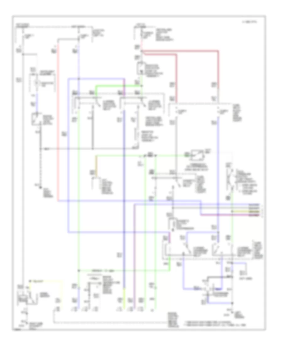 A C Wiring Diagram Auto A C 1 of 2 for Mitsubishi 3000GT 1996 3000
