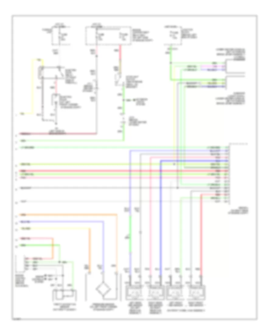 4WD Wiring Diagram Evolution with ABS 2 of 2 for Mitsubishi Lancer Evolution MR 2005