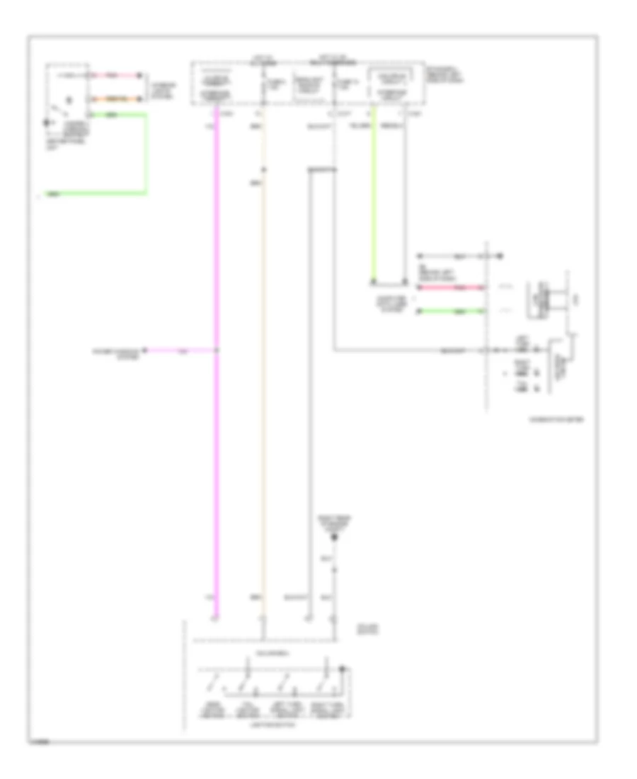 Exterior Lamps Wiring Diagram 2 of 2 for Mitsubishi Outlander SE 2009