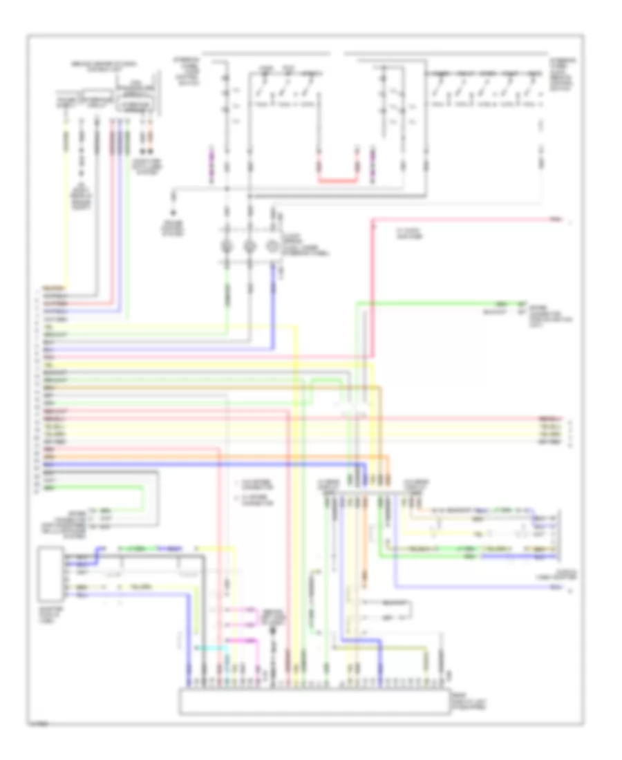 Radio Wiring Diagram with Multi Communication System 2 of 3 for Mitsubishi Outlander SE 2009