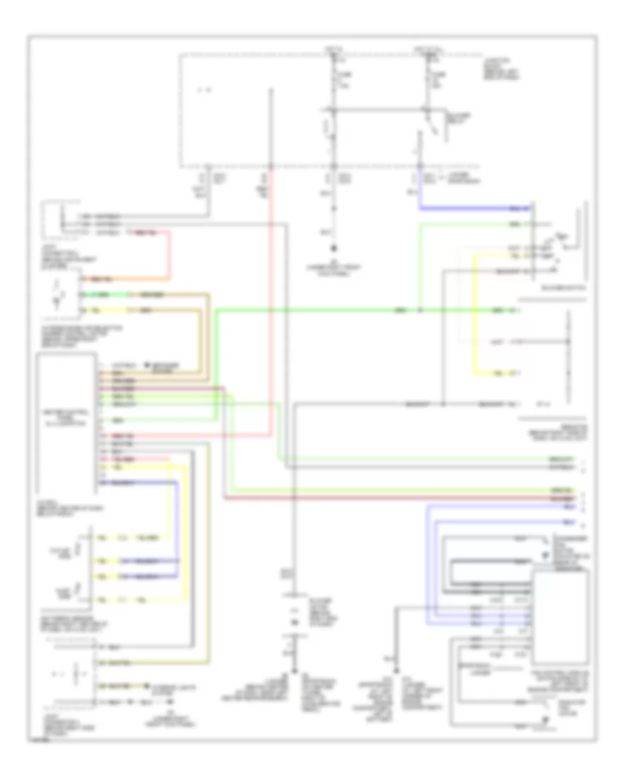 Manual A C Wiring Diagram Except Evolution 1 of 2 for Mitsubishi Lancer LS 2004
