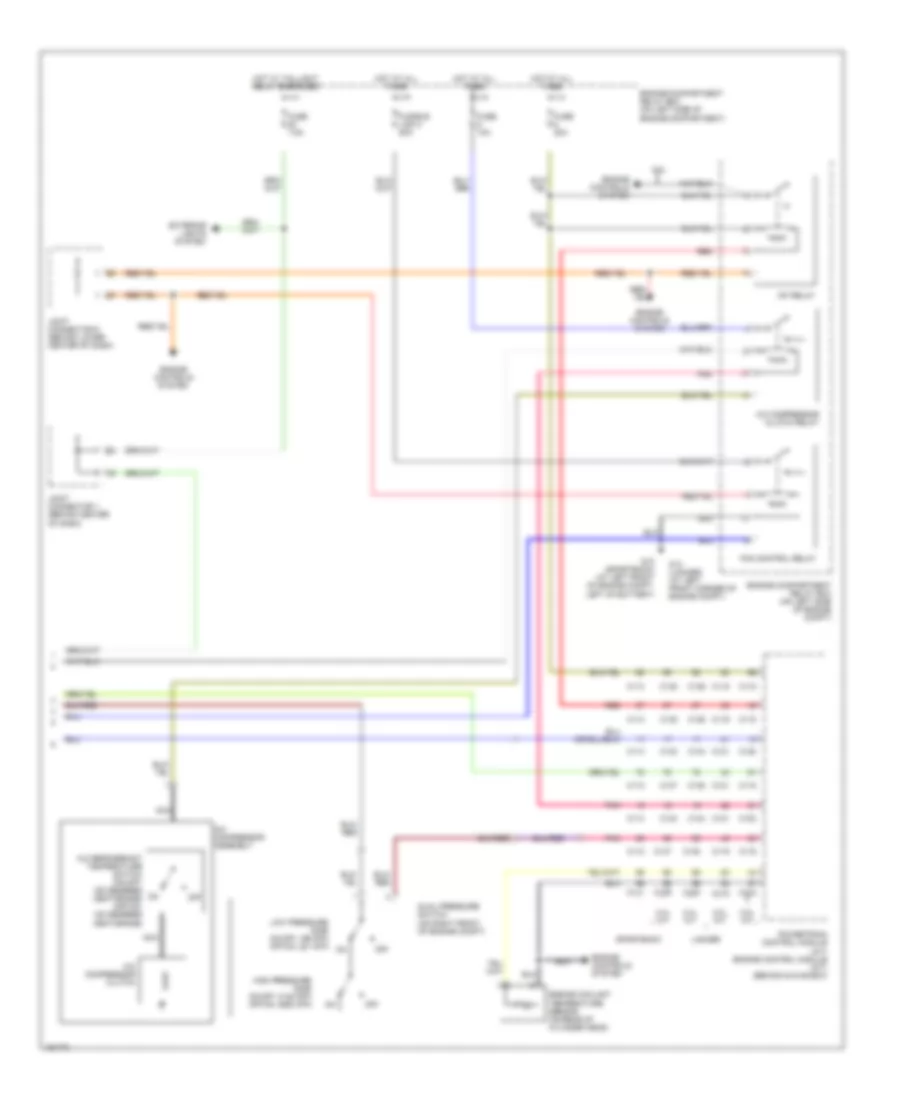 Manual A C Wiring Diagram Except Evolution 2 of 2 for Mitsubishi Lancer LS 2004