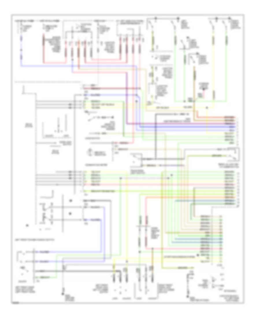 Anti theft Wiring Diagram 1 of 2 for Mitsubishi Galant LS 1997