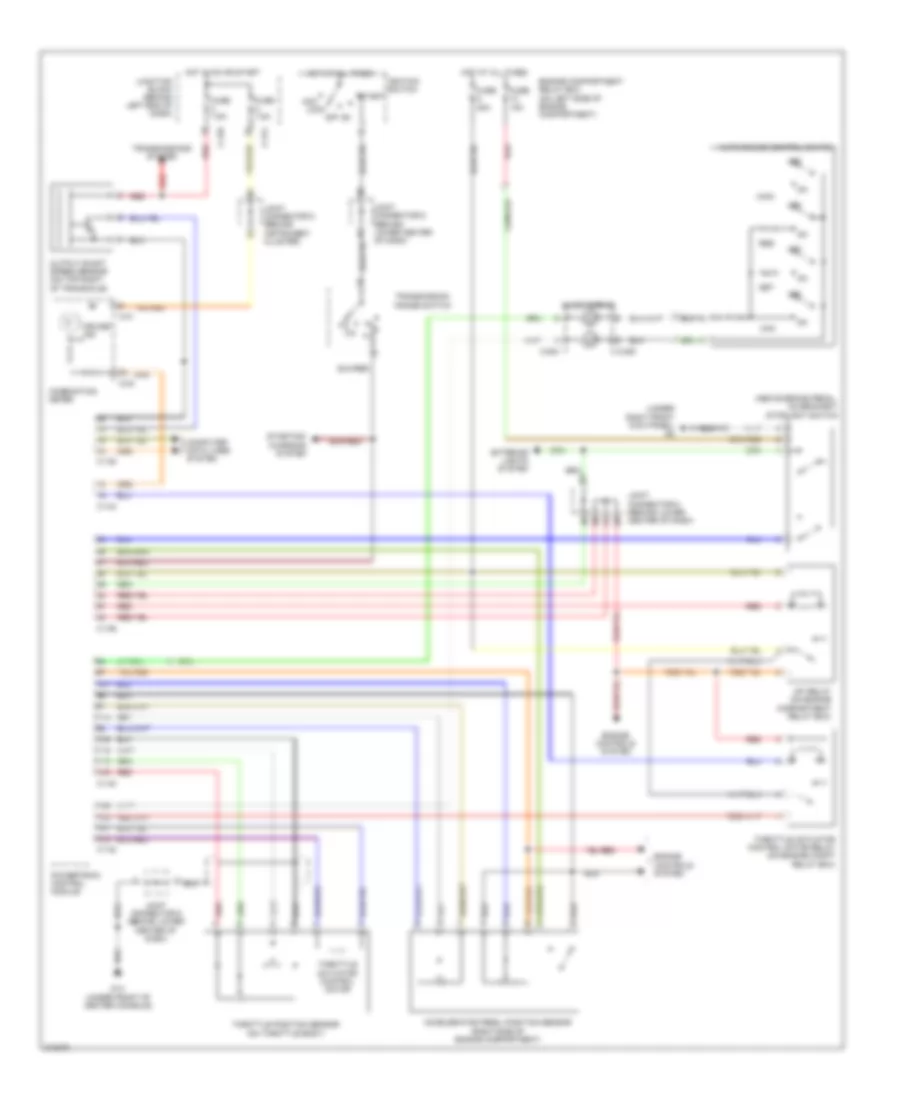 2.4L, Cruise Control Wiring Diagram, AT for Mitsubishi Lancer Evolution RS 2005