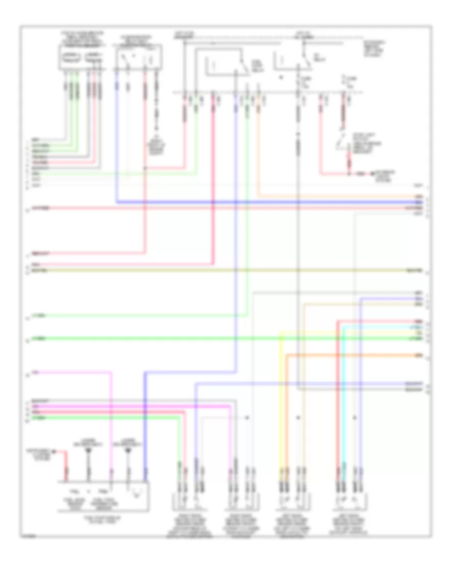 3.0L, Engine Performance Wiring Diagram (2 of 4) for Mitsubishi Outlander XLS 2009