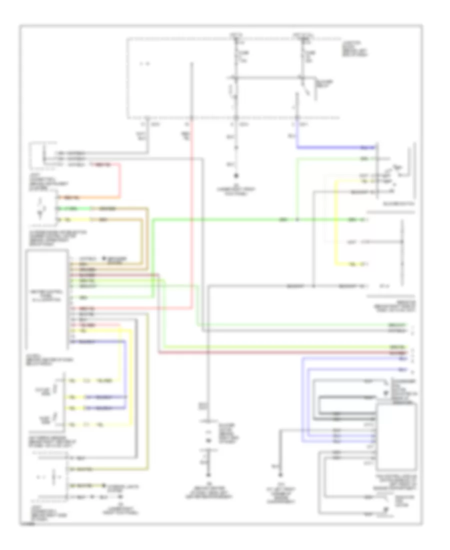 Manual AC Wiring Diagram, Except Evolution (1 of 2) for Mitsubishi Lancer O-Z Rally 2005