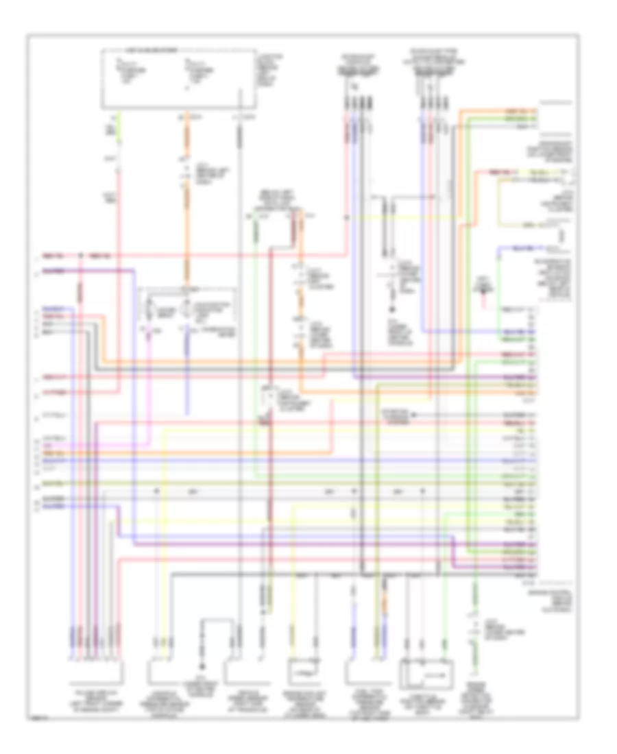 2.0L Turbo, Engine Performance Wiring Diagram (3 of 3) for Mitsubishi Lancer O-Z Rally 2004