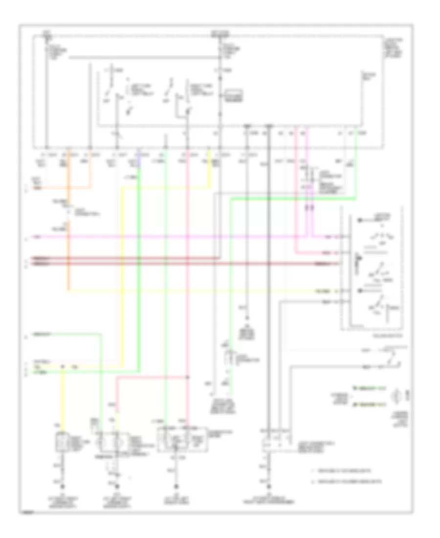 Exterior Lamps Wiring Diagram, Evolution (2 of 2) for Mitsubishi Lancer O-Z Rally 2004