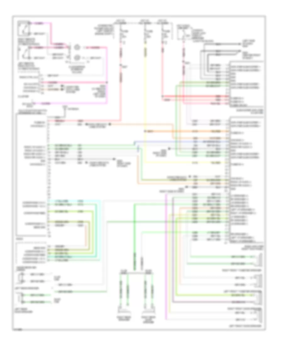 Radio Wiring Diagram, Premium for Mitsubishi Raider LS 2009
