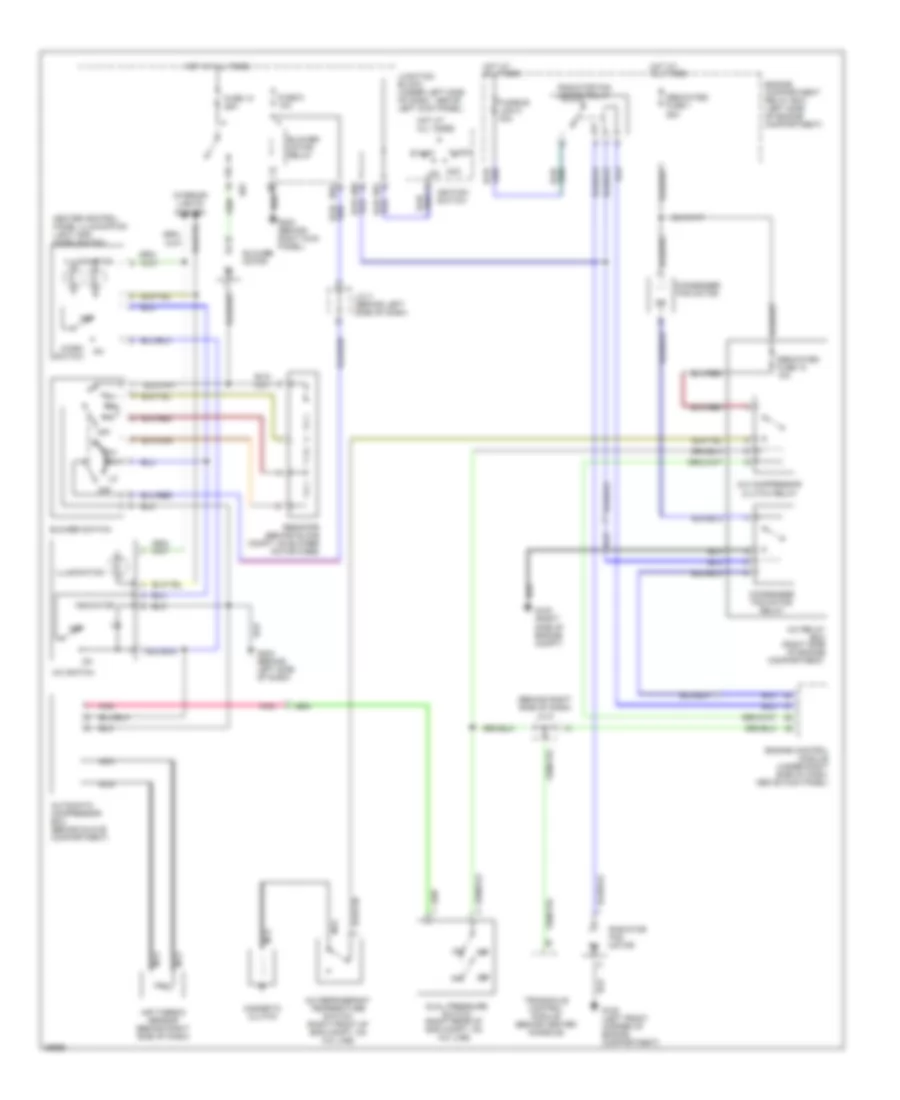 A C Wiring Diagram for Mitsubishi Mirage DE 1997