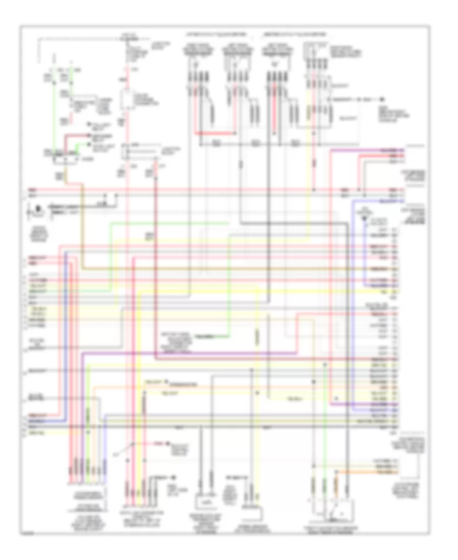 3 0L DOHC Engine Performance Wiring Diagrams 3 of 3 for Mitsubishi 3000GT Spyder SL 1996 3000