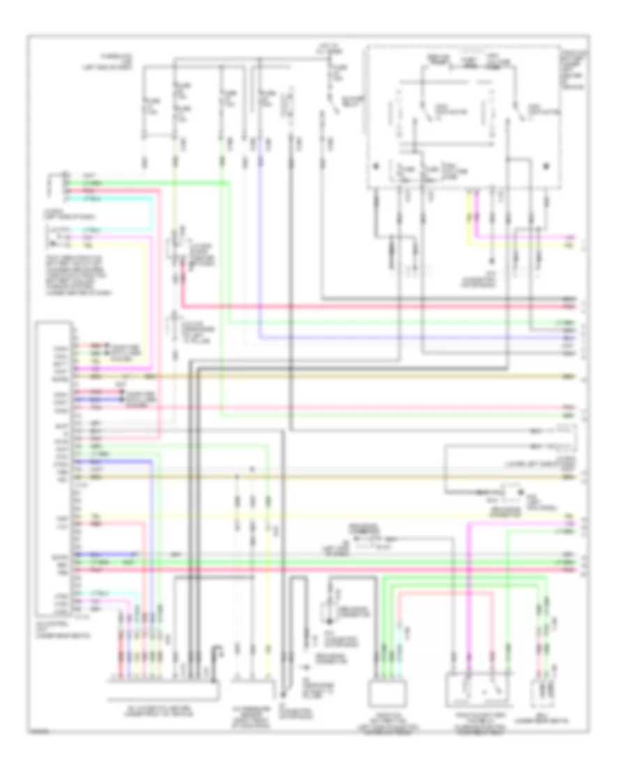 Manual A C Wiring Diagram 1 of 3 for Mitsubishi i MiEV SE 2014
