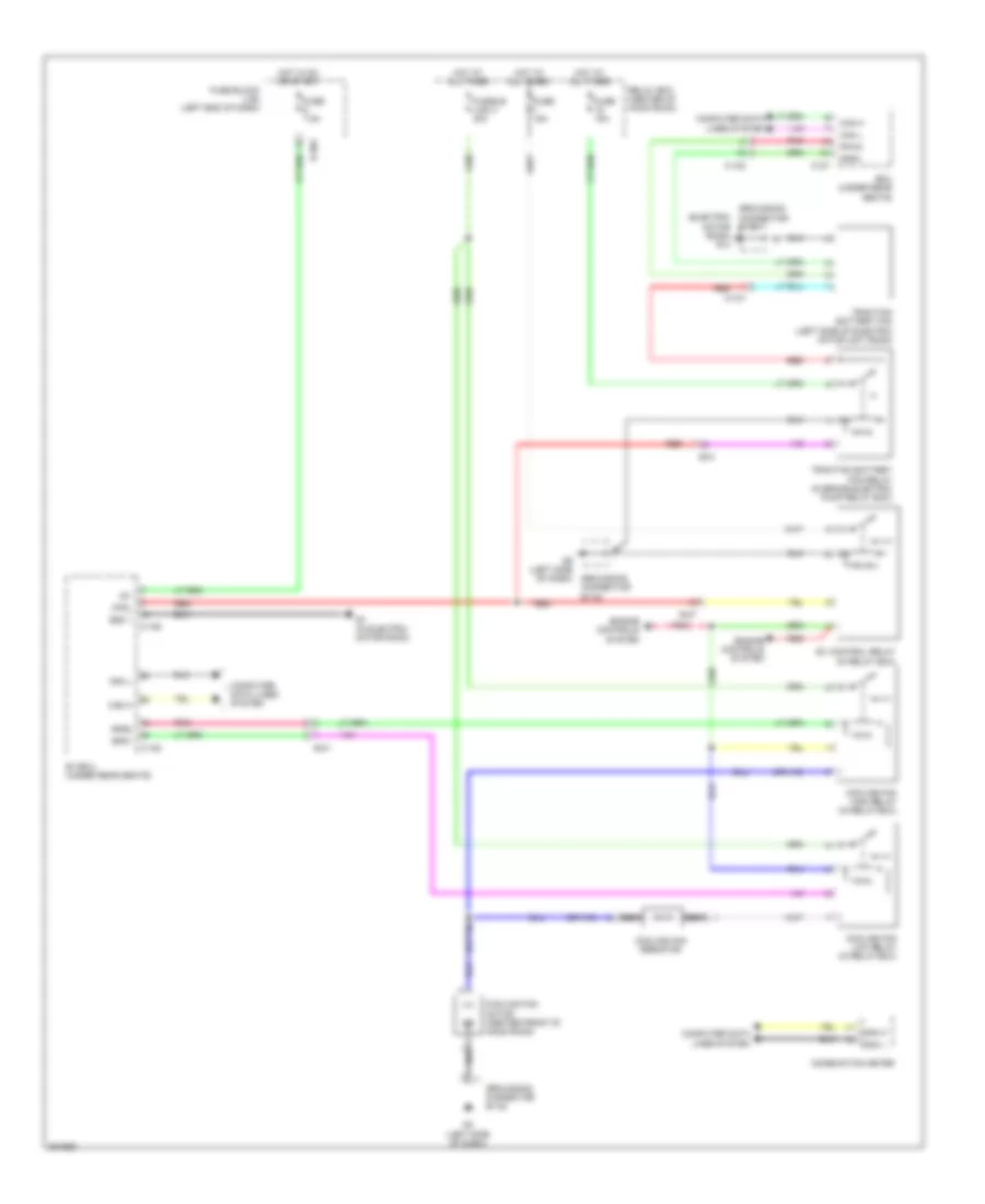 Cooling Fan Wiring Diagram for Mitsubishi i MiEV SE 2014