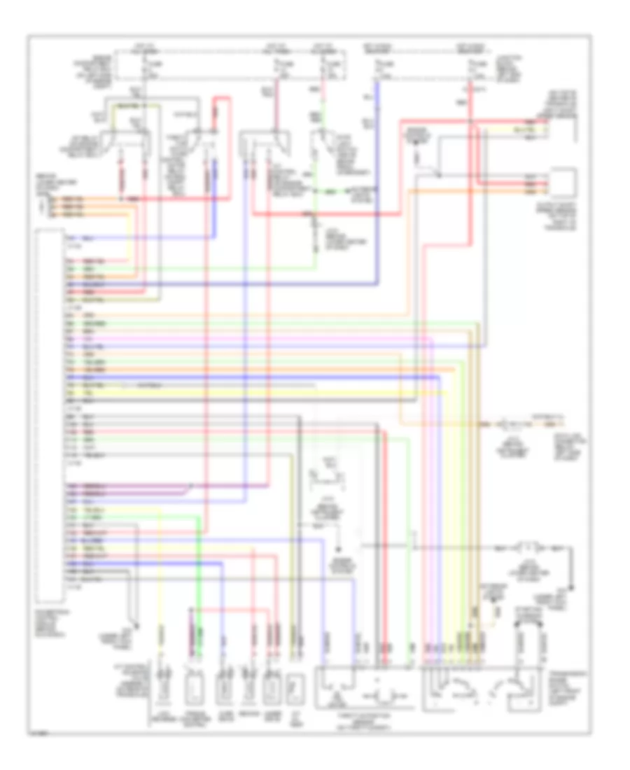 2 4L A T Wiring Diagram for Mitsubishi Lancer Ralliart 2005