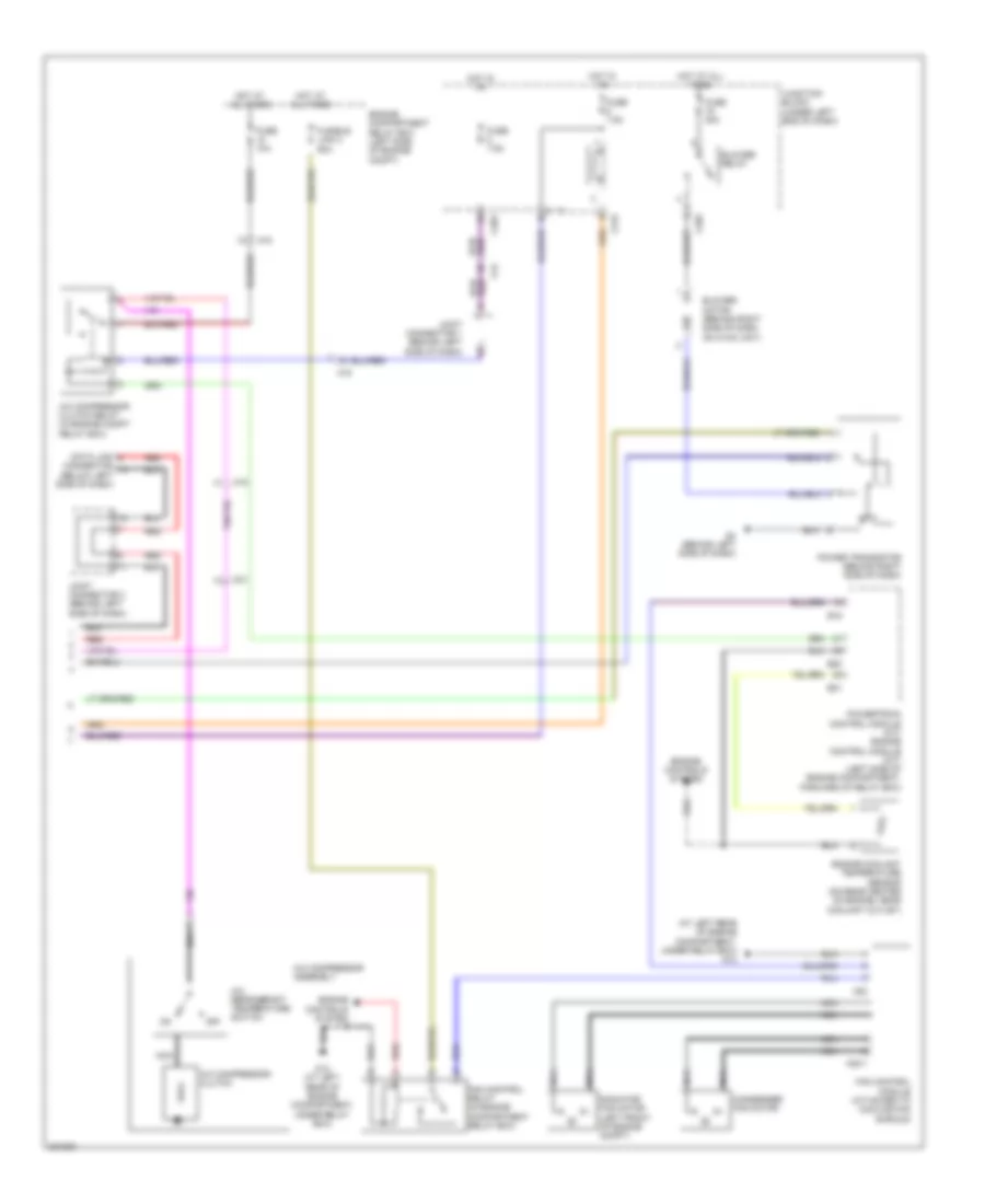 Automatic AC Wiring Diagram (2 of 2) for Mitsubishi Eclipse GS 2010