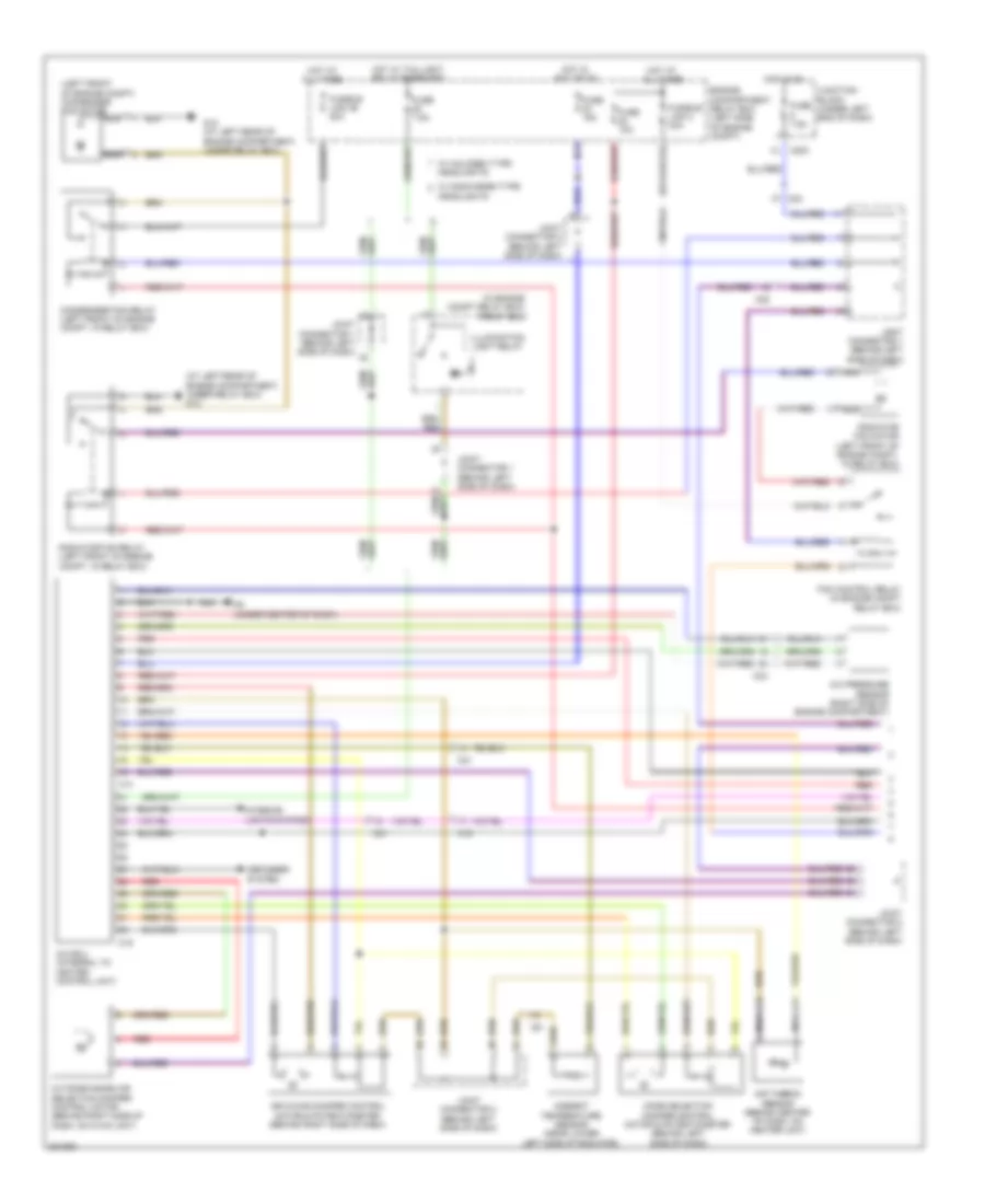 Manual A C Wiring Diagram 1 of 2 for Mitsubishi Eclipse GS 2010
