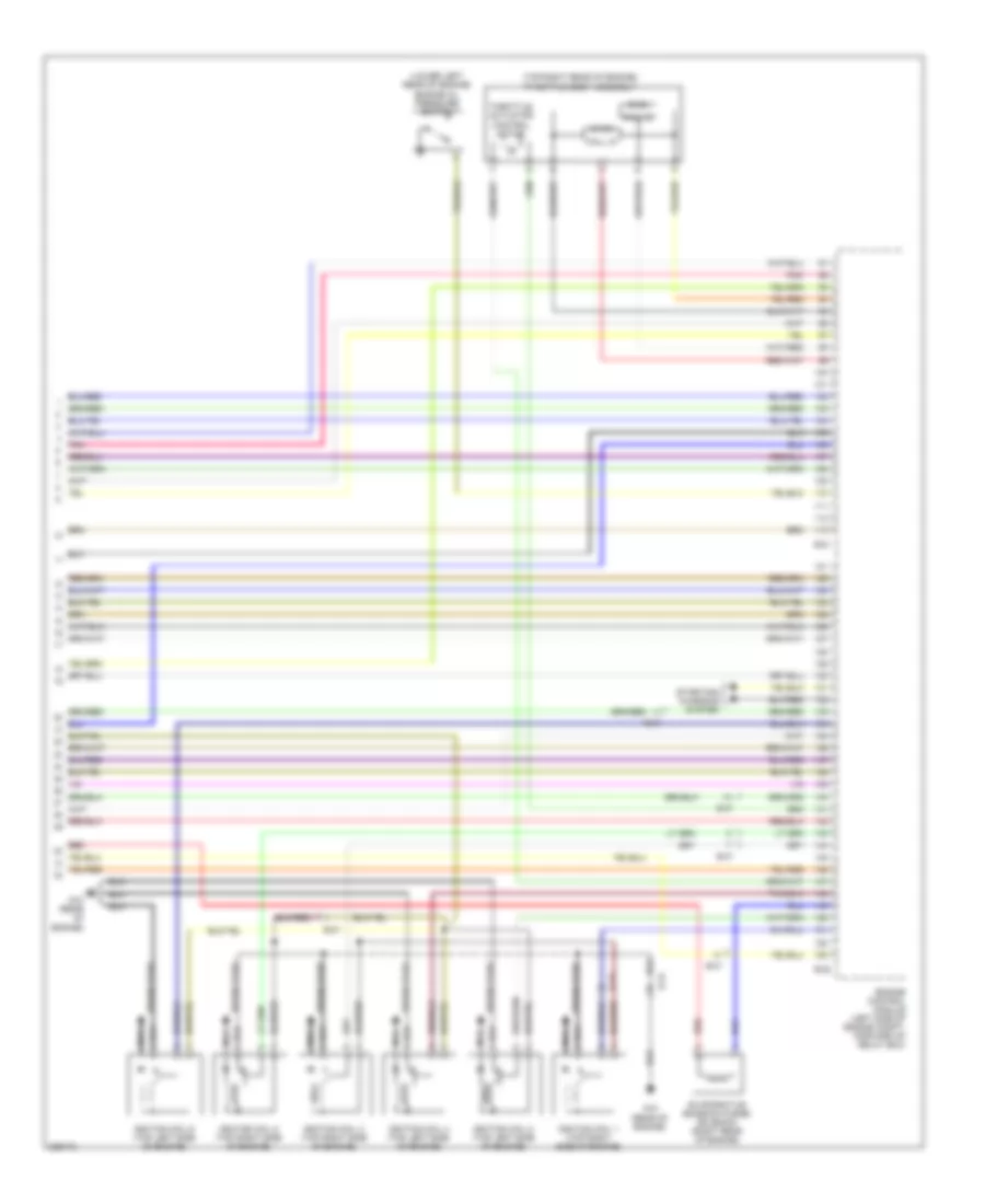 3.8L, Engine Performance Wiring Diagram, MT (4 of 4) for Mitsubishi Eclipse GS 2010