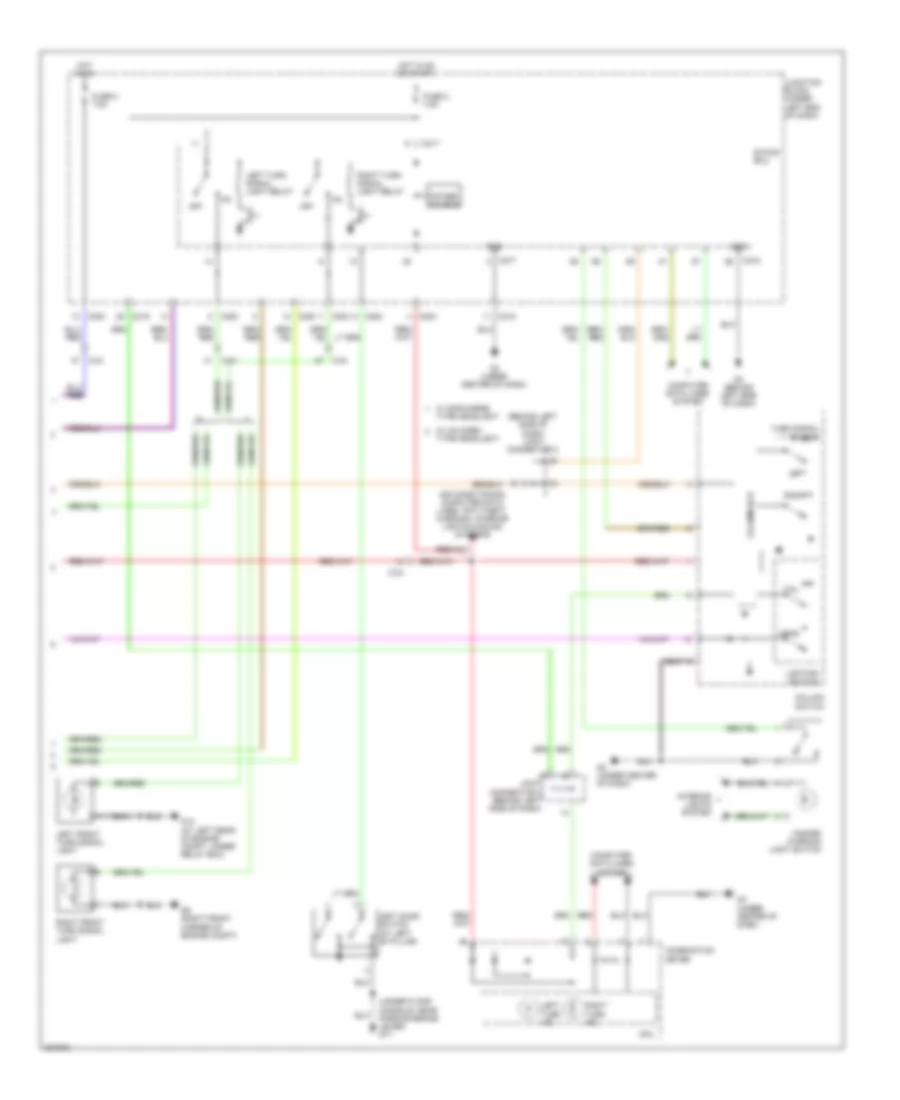 Exterior Lamps Wiring Diagram (2 of 2) for Mitsubishi Eclipse GS 2010