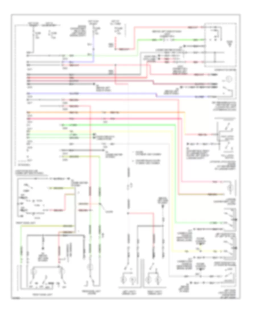 Courtesy Lamps Wiring Diagram for Mitsubishi Eclipse GS 2010