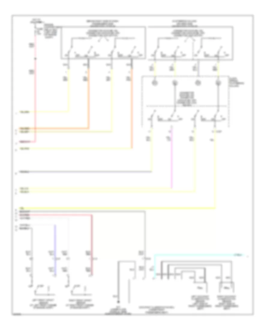 Supplemental Restraints Wiring Diagram (2 of 3) for Mitsubishi Eclipse GS 2010