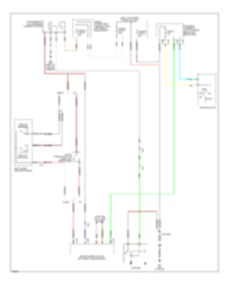 Starting Wiring Diagram, Evolution for Mitsubishi Lancer ES 2014