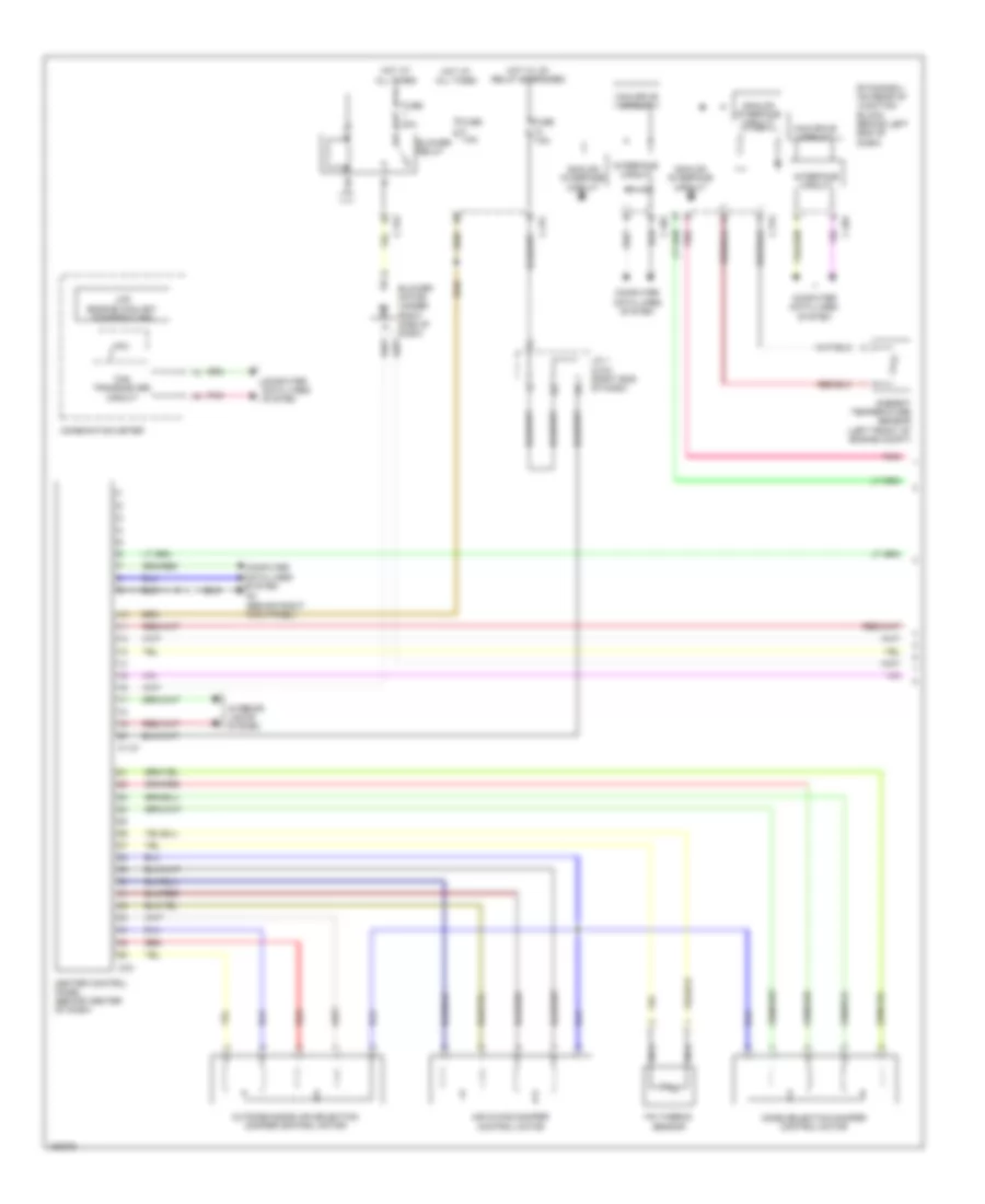 2.0L, Manual AC Wiring Diagram (1 of 2) for Mitsubishi Lancer ES 2014