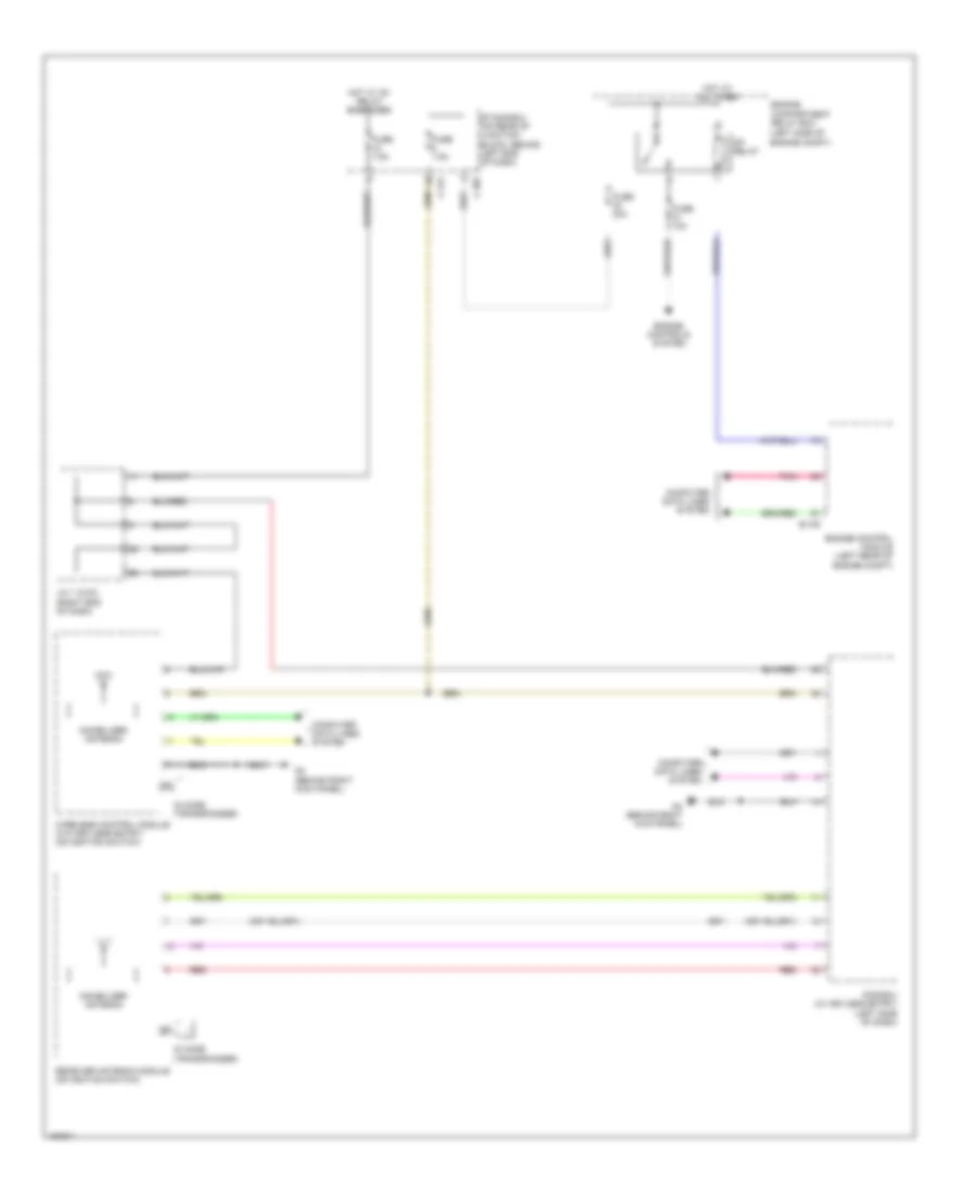 Immobilizer Wiring Diagram, Except Evolution for Mitsubishi Lancer ES 2014