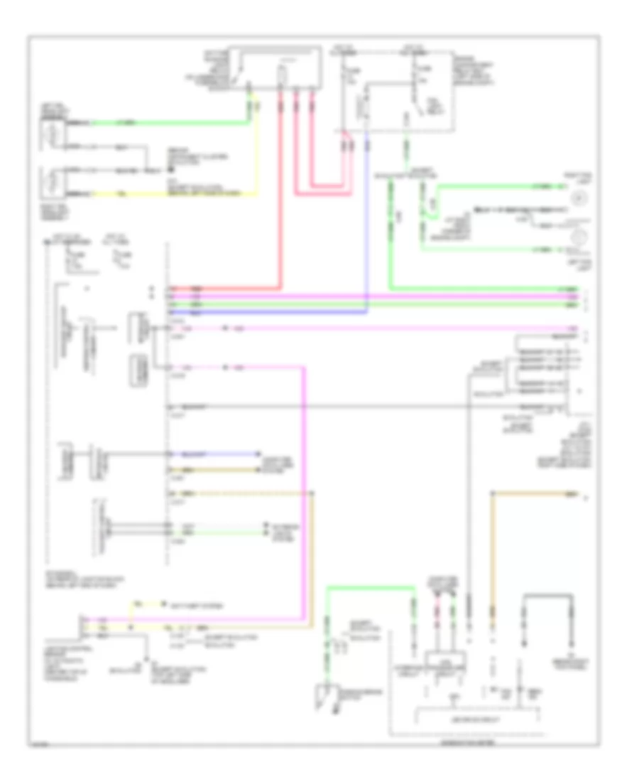Headlights Wiring Diagram with High Intensity Discharge 1 of 2 for Mitsubishi Lancer ES 2014