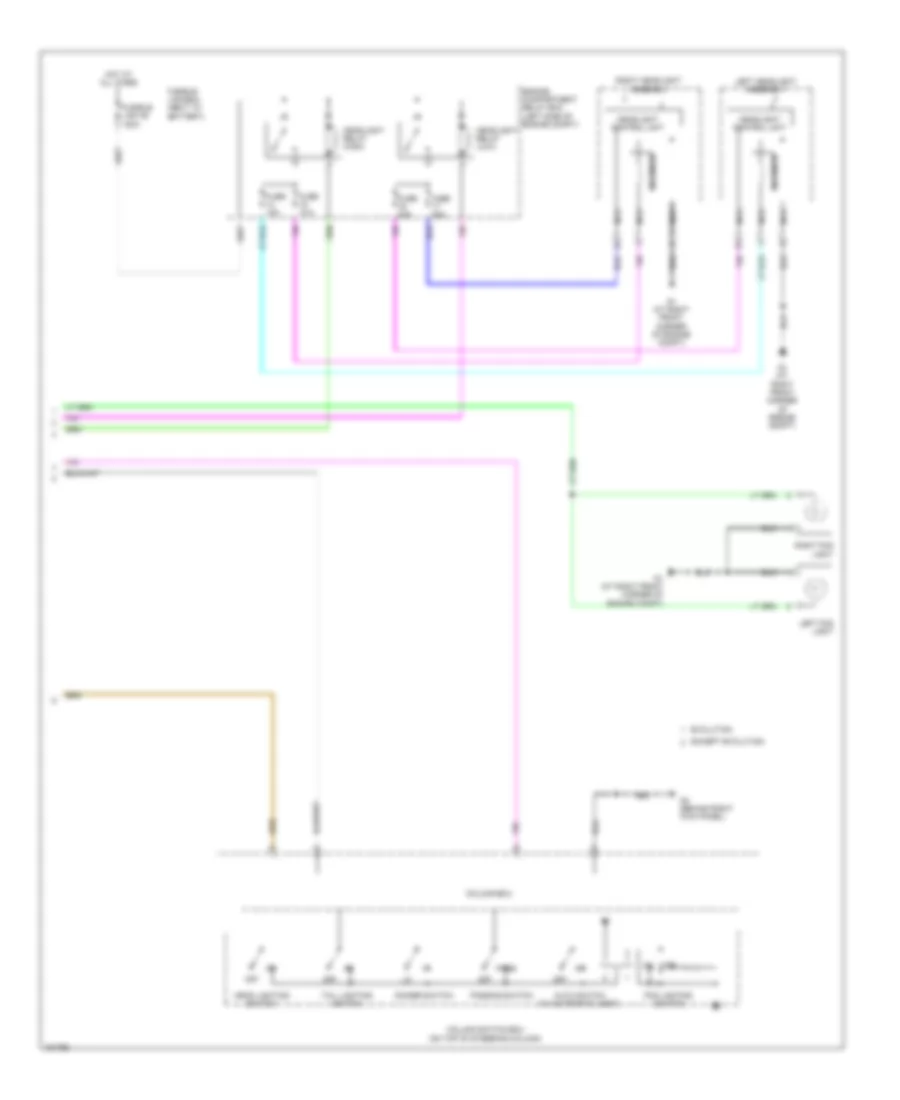Headlights Wiring Diagram with High Intensity Discharge 2 of 2 for Mitsubishi Lancer ES 2014