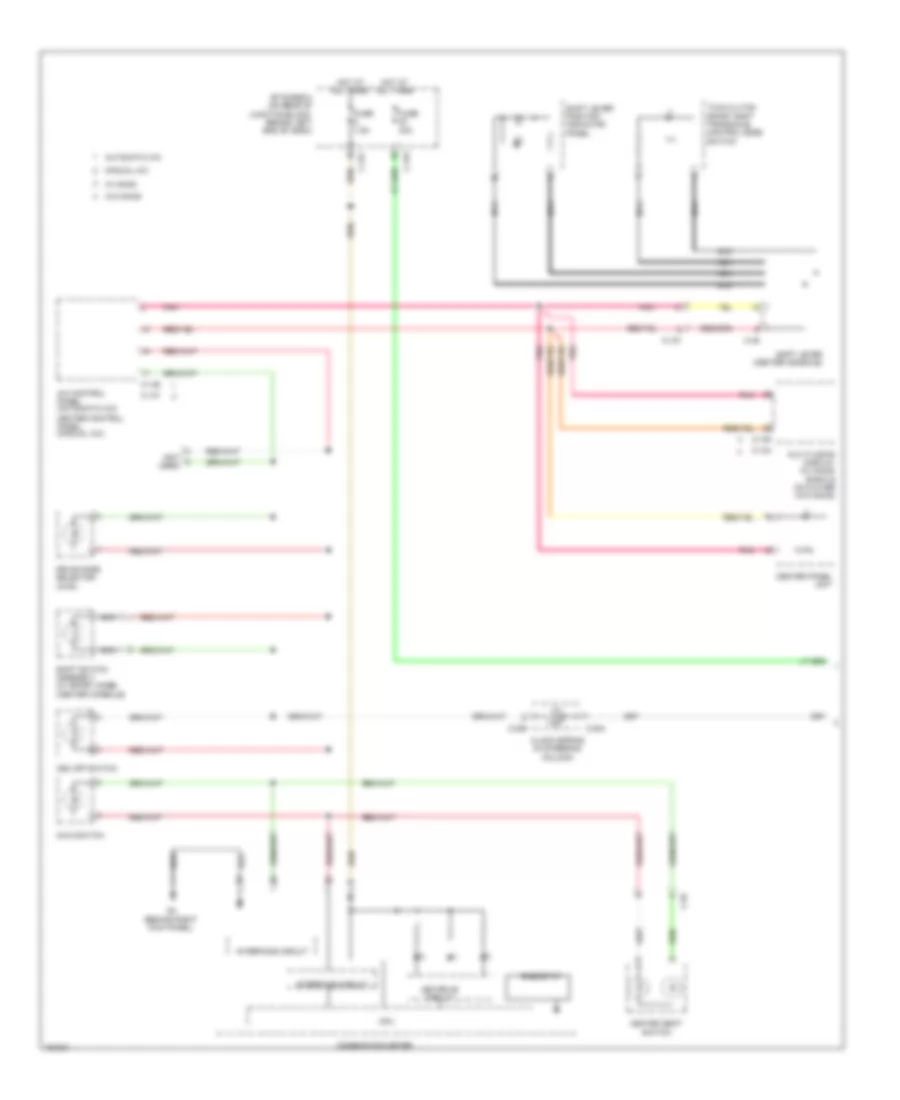 Instrument Illumination Wiring Diagram Except Evolution 1 of 2 for Mitsubishi Lancer ES 2014