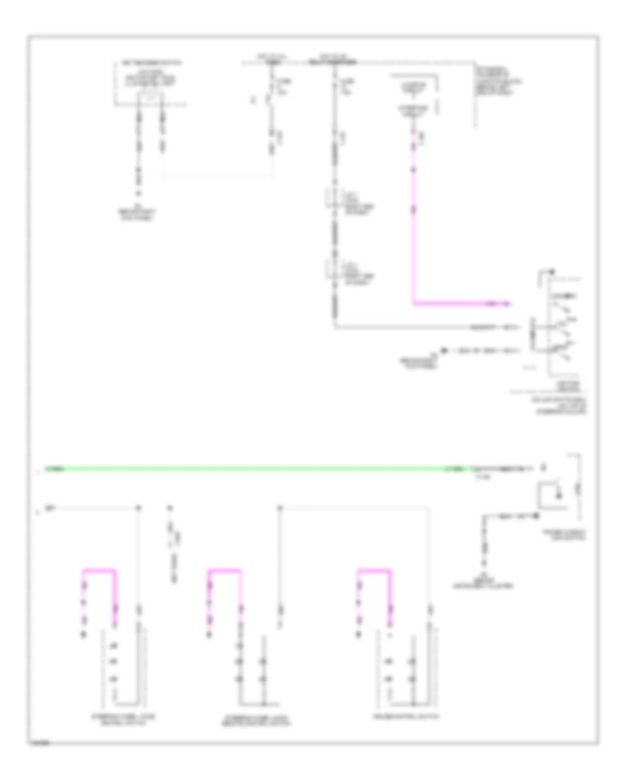 Instrument Illumination Wiring Diagram Except Evolution 2 of 2 for Mitsubishi Lancer ES 2014